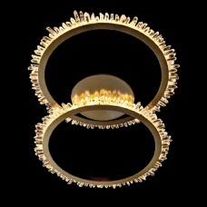 Φωτιστικό Πλαφονιέρα LED 34W 2720lm 230V Θερμό Φως Χρυσαφί Ματ CORONA